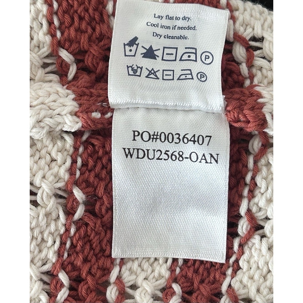 Faherty Seacoast Crochet Sleeveless Dress Sorrento Sand Women's Medium Boho-Chic - Picture 13 of 13